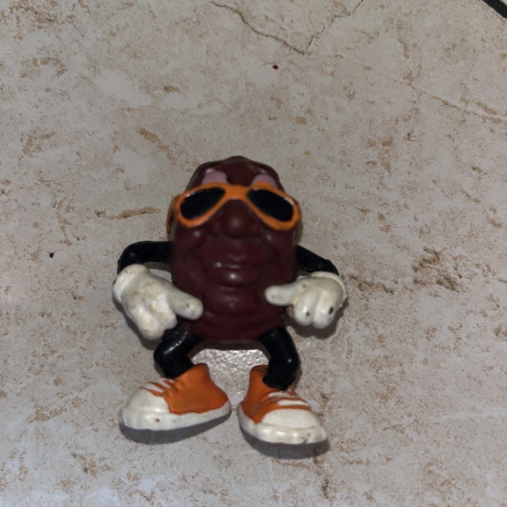 Vtg 1987 California Raisins PVC Figure Ben Indasun Shades Dancer Original Calrab